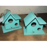 A BOX OF BIRD HOUSES