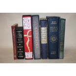 SEVEN FOLIO SOCIETY BOOKS, TO INCLUDE THE NAME OF THE ROSE, THE DEVIL'S DICTIONARY, HISTORY OF