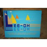 A BOXED LEE-OH BOAT RACING GAME