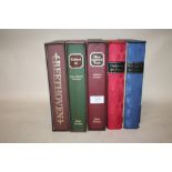 FIVE FOLIO SOCIETY BOOKS, 'CATHERINE THE GREAT', 'NICHOLAS AND ALEXANDRA', ' BEETHOVEN' ETC.