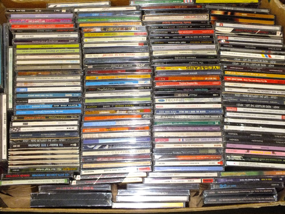 EIGHT BOXES OF CDS