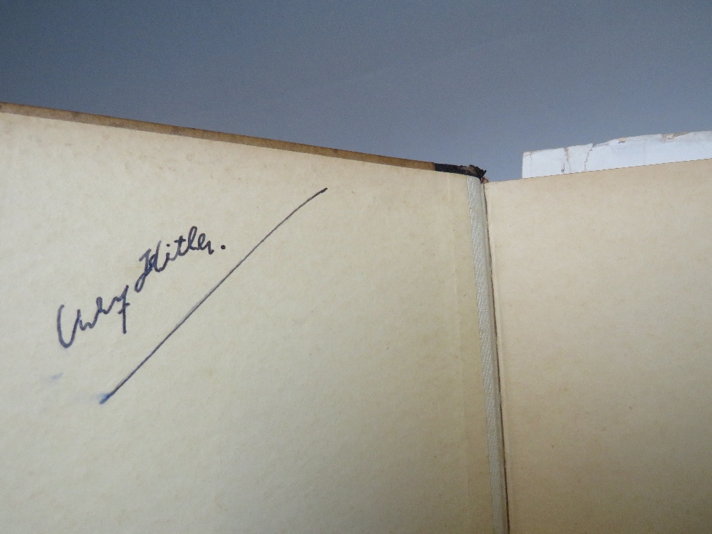 ADOLF HITLER "MEIN KAMPF" GERMAN EDITION DATED 1938, with later signature - Image 7 of 7