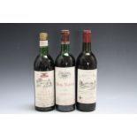 3 BOTTLES OF BORDEAUX CONSISTING OF 1 BOTTLE OF BEAU MAYNE 1979, 1 bottle of Chateau Ricquey