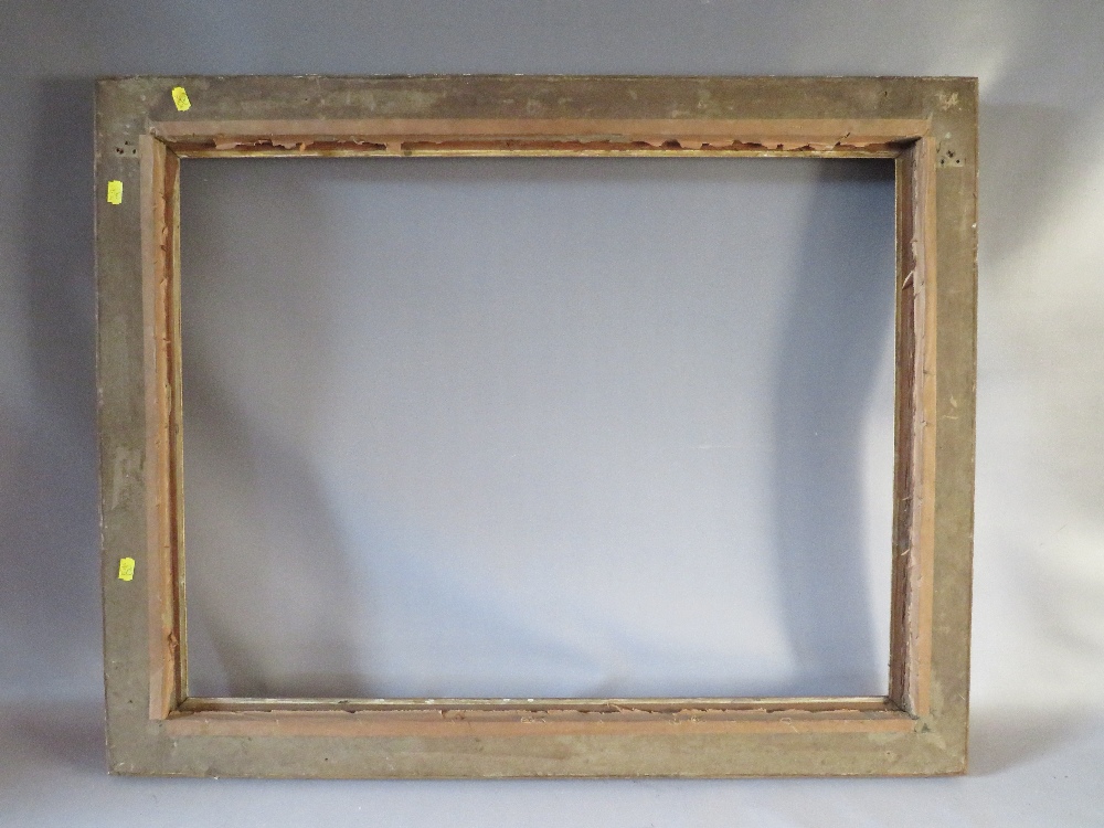 A 19TH CENTURY GOLD FRAME WITH ACANTHUS LEAF DESIGN TO OUTER EDGE, frame W 8 cm, frame rebate 80.5 x - Image 7 of 7