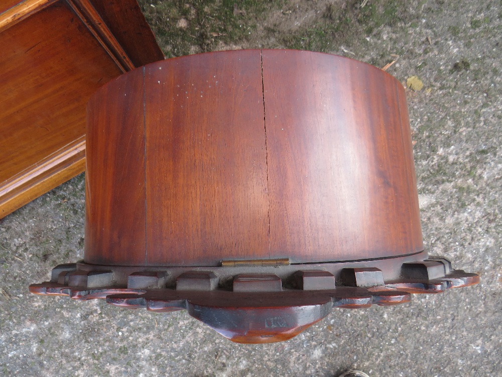 A 19TH CENTURY SCOTTISH MAHOGANY LONGCASE CLOCK BY JAMES WISEMAN OF HAMILTON, the painted and gilt - Image 9 of 13