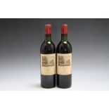 2 BOTTLES OF CHATEAU DUHART MILON ROTHSCHILD PAUILLAC 1980, both very top shoulder