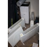 A PIFCO DEHUMIDIFIER TOGETHER WITH 4 ELECTRIC HEATERS - HOUSE CLEARANCE