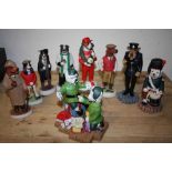 A COLLECTION OF ROBERT HARROP 'DOGGIE PEOPLE' FIGURES, COMPRISING DPCS01 'WESTIES SANTA'S