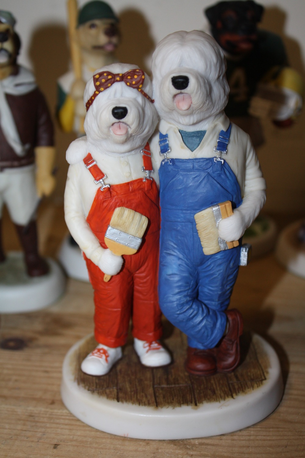 A COLLECTION OF ROBERT HARROP 'DOGGIE PEOPLE' FIGURES, COMPRISING GC08 'POODLES IN STEP WHITE', GC03 - Image 2 of 4
