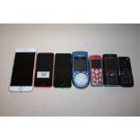 A COLLECTION OF MOBILE PHONES TO INCLUDE IPHONES A/F