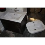 A BASIN AND SINK CABINET