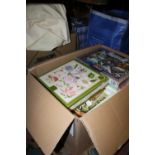 A LARGE QUANTITY OF JIGSAW PUZZLES ETC.