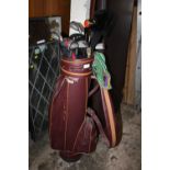 A GOLF BAG PLUS CLUBS TO INC SLAZENGER EXAMPLES