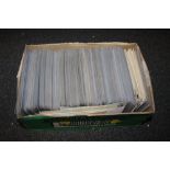 A BOX OF VINTAGE POSTCARDS