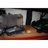 A SMALL SELECTION OF FISHING ITEMS TO INC FLIGHTS ETC