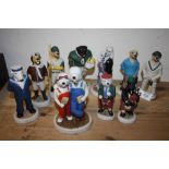 A COLLECTION OF ROBERT HARROP 'DOGGIE PEOPLE' FIGURES, COMPRISING GC08 'POODLES IN STEP WHITE', GC03