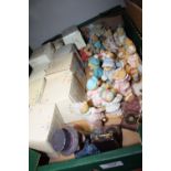 TWO TRAYS OF CHERISHED TEDDIES FIGURES TO INCLUDE BOXED EXAMPLES