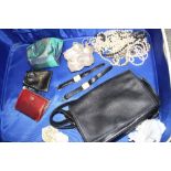 A SUITCASE OF COLLECTABLES TO INCLUDE ROTARY WRISTWATCHES, COSTUME JEWELLERY ETC.