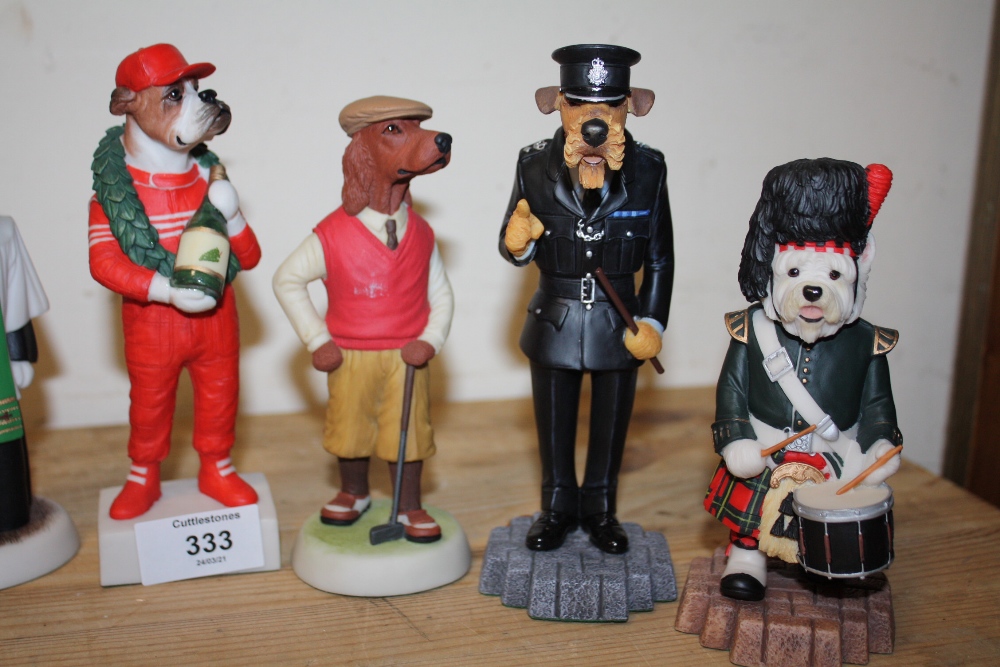 A COLLECTION OF ROBERT HARROP 'DOGGIE PEOPLE' FIGURES, COMPRISING DPCS01 'WESTIES SANTA'S - Image 2 of 3