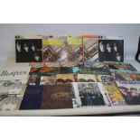 A COLLECTION OF BEATLES LPS TO INCLUDE - Red Album x 4, Blue Album, Please Please Me x 3 (Mono &