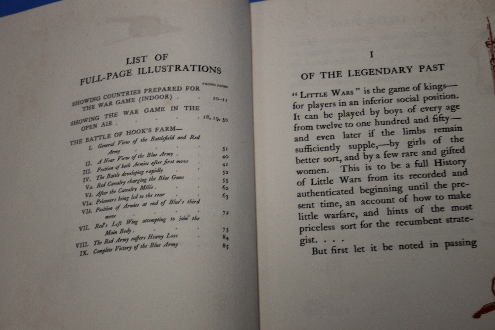 H. G. WELLS - 'LITTLE WARS', published by Frank Palmer, Red Lion Court, London, dated July 1913, - Image 5 of 5