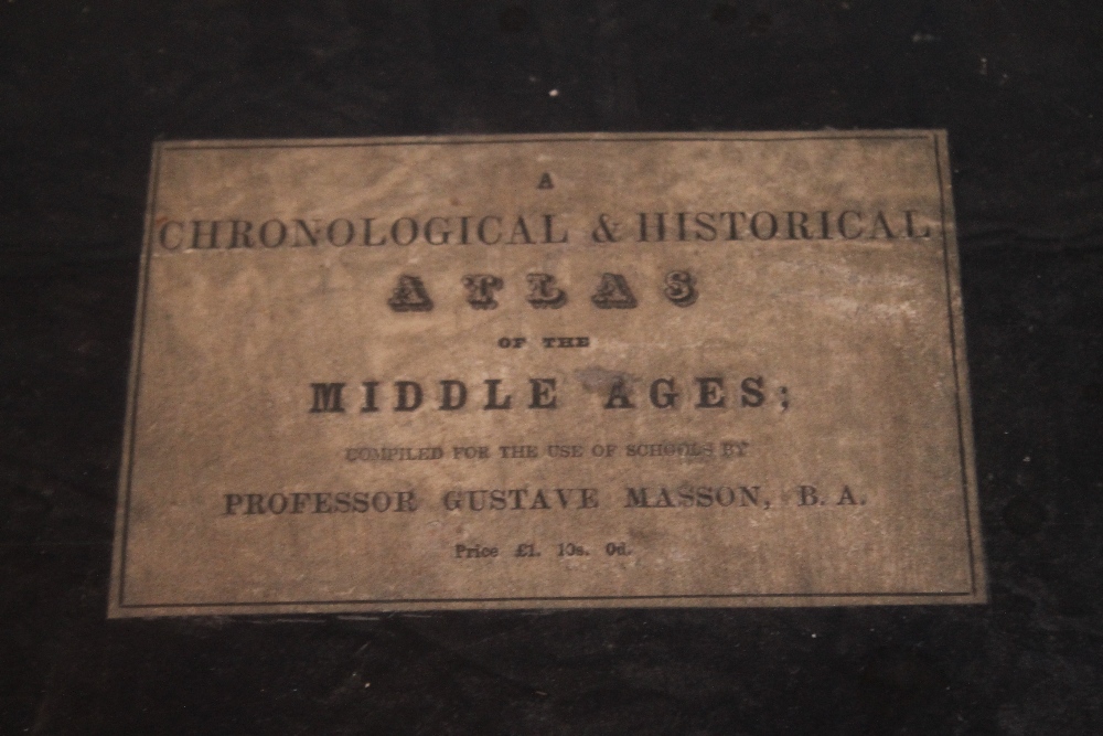 GUSTAVE MASSON A CHRONOLOGICAL AND HISTORICAL ATLAS OF THE MIDDLE AGES, compiled for use in - Image 2 of 6