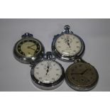 TWO SMITHS STOPWATCHES, an Ingersoll pocket watch and one other A/F (4)