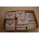 PACKS OF VINTAGE "SILVER SILK" TOILET TISSUE, twenty eight unopened packs (28)