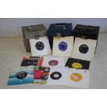 THREE CASES OF SINGLES RECORDS, approx. 180, mainly 1960s