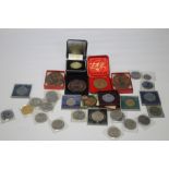 A COLLECTION OF MEDALS to include "St. Peters, Millennium 1994" etc. along with a quantity of modern