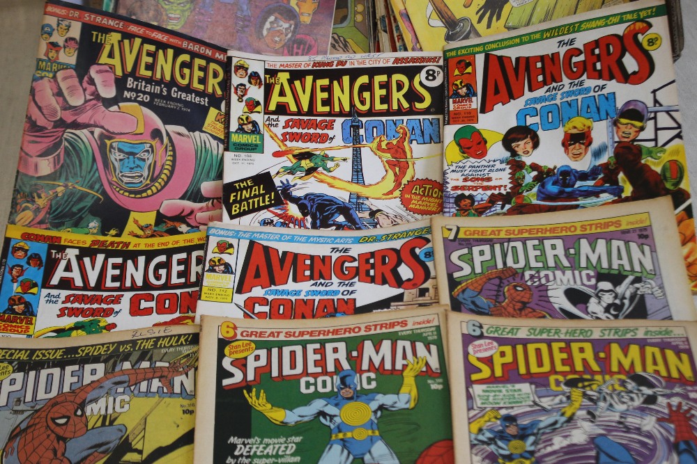 MARVEL SPIDER-MAN COMICS, mainly 1970s / 1980s together with various others from the same era, " - Image 3 of 4