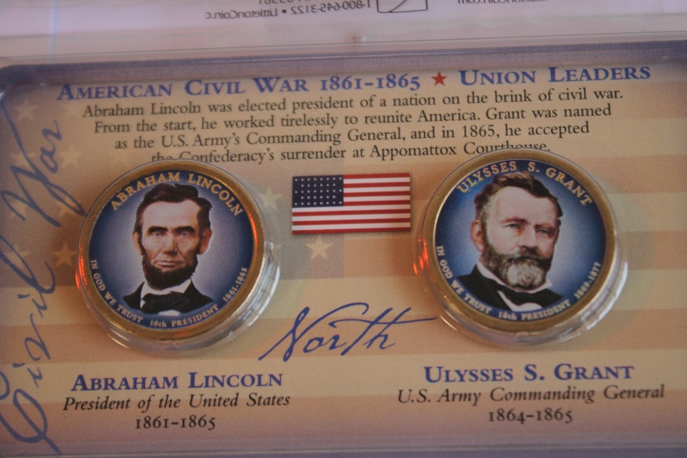 US INTEREST COLLECTION, to include a full set of colorized State Quarters in archival folder, - Image 4 of 5