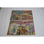 SUPERMAN COMICS 1950S UK / AUSTRALIAN ISSUES, to include #46, #78, #112 and #115