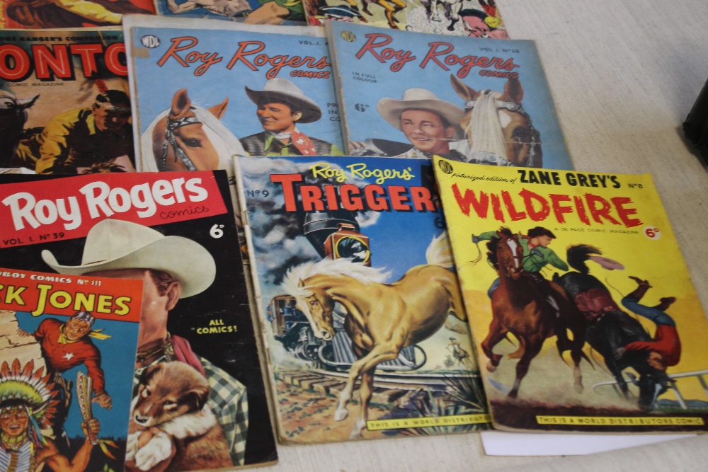 WILD WEST THEMED COMICS to include "Roy Rogers" Vol. 1 #19, #28, #29, #37, #38, #39, "Roy Rogers' - Image 4 of 5