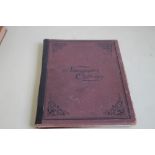 A BOER WAR SCRAPBOOK, with clippings following the course of the war, many hand dated details,