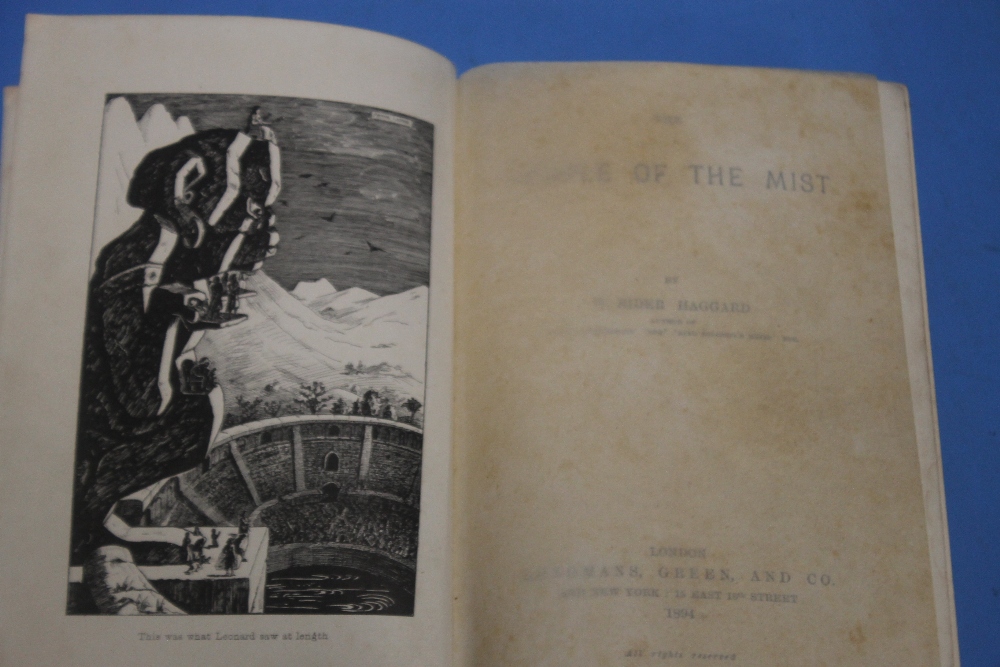 H. RIDER HAGGARD - 'THE PEOPLE OF THE MIST' 1894 AND 'HEART OF THE WORLD', 1896, both published by - Image 3 of 5