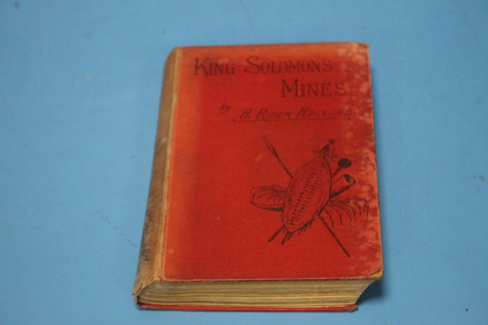 H. RIDER HAGGARD - 'KING SOLOMON'S MINES' published by Cassell & Company 1885, first edition,