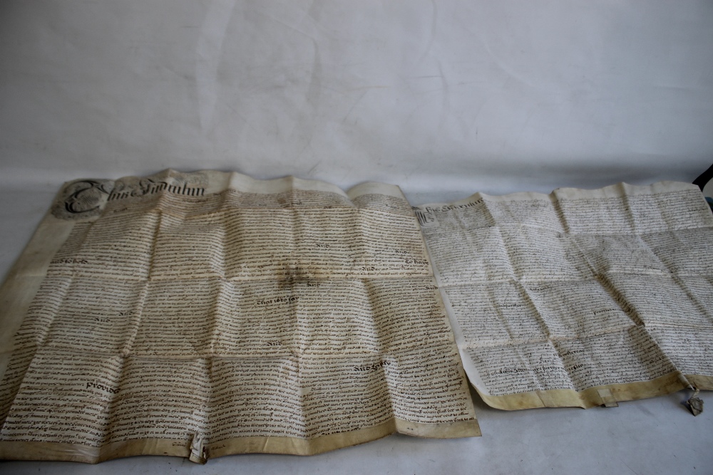 FOUR 17TH CENTURY INDENTURES relating to Staffordshire