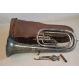 A BESSON & CO. "Prototype" EUPHONIUM / HORN, Engraved: "Class A, 50 Medals of Honour, 198 Euston