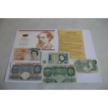 A BANK OF ENGLAND 2000 MILLENIUM £10 NOTE WITH COA PREFIX YR20 FROM AN EDITION OF 1500, together