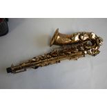 AN HENRI SELMER, PARIS SAXOPHONE, engraved "Selmer, New York, Elkhart, London, Made In France, R"