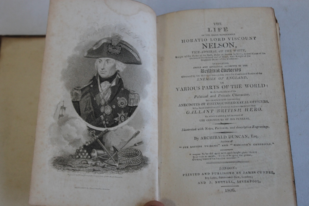 ARCHIBALD DUNCAN - 'THE LIFE OF THE RIGHT HONOURABLE HORATIO LORD VISCOUNT NELSON', published by - Image 3 of 5