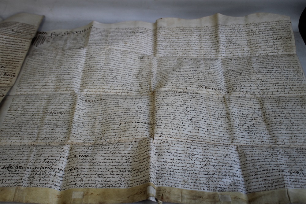 FOUR 17TH CENTURY INDENTURES relating to Staffordshire - Image 3 of 5