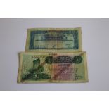 A SYRIA AND LEBANON 1 LIVRE NOTE DATED 1ST SEPTEMBER 1939, and a Syria 50 Piastres dated 1st