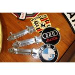 ***THREE ALUMINIUM KEY HOLDERS