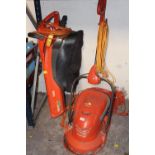 A FLYMO LAWNMOWER TOGETHER WITH A GARDEN VAC - HOUSE CLEARANCE