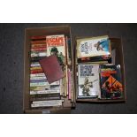 TWO BOXES OF VINTAGE WAR RELATED BOOKS TO INCLUDE PANTHER EXAMPLES