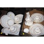 TWO TRAYS OF ROYAL ALBERT BELINDA CHINA