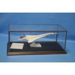 A CASED ROYAL WORCESTER CONCORDE "THE LAST FLIGHT" WITH CERTIFICATE