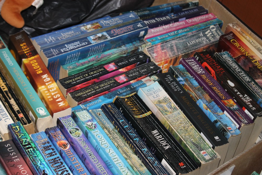 THREE TRAYS OF MAINLY NOVELS - Image 4 of 4